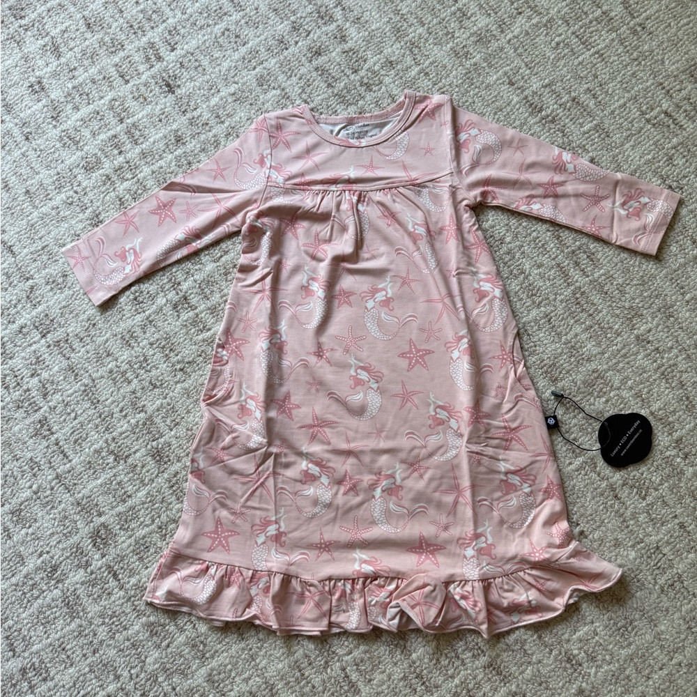 Pink Mermaid Kids Pajamas